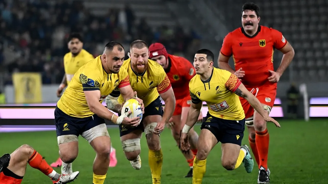 Victorie ZDROBITOARE pentru „stejari” cu Germania! 5 eseuri pentru România cu 3.000 de oameni în tribune