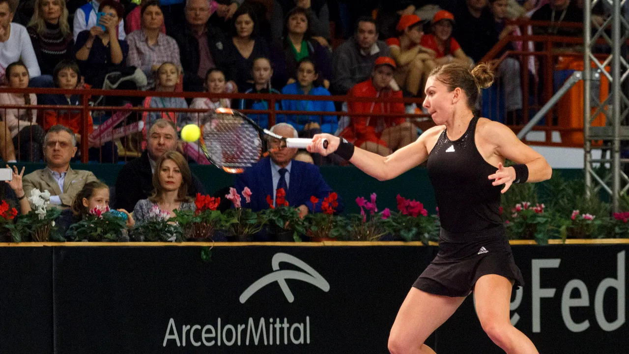 SIMONA HALEP. După meciul cu Pironkova, o legendă a naționalei a vizitat-o pe Halep la vestiare