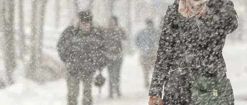 ANM a anunțat prognoza meteo pentru prima jumătate a lunii februarie. Zonele unde va ninge puternic