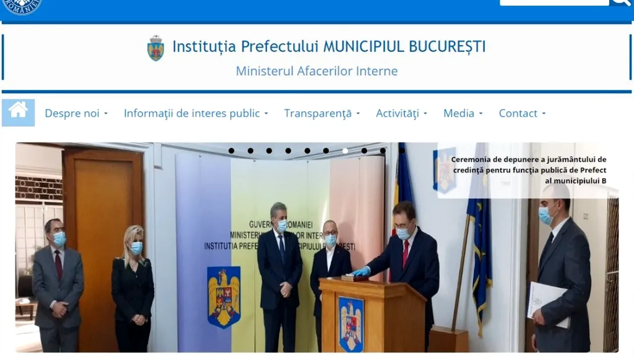 Un site care „vinde” jucării sexuale putea fi accesat de pe pagina de internet a Prefecturii București