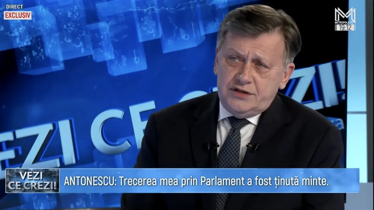 Crin Antonescu spune că nu este „favorizat de sistem”: „Nu voi fi un președinte comod” / Atac la fostul președinte Traian Băsescu