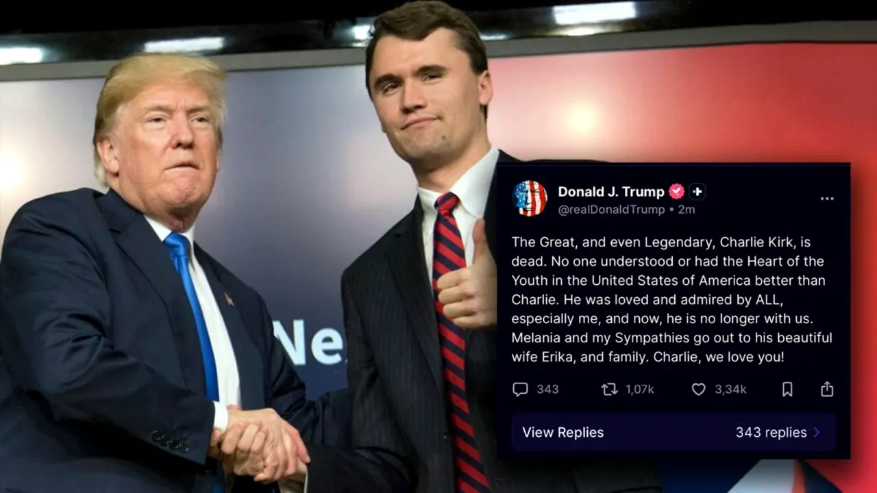 E oficial. Charlie Kirk a murit. Anunțul, făcut chiar de Donald Trump. NIMENI din conducerea politică a statului român nu a condamnat ASASINATUL