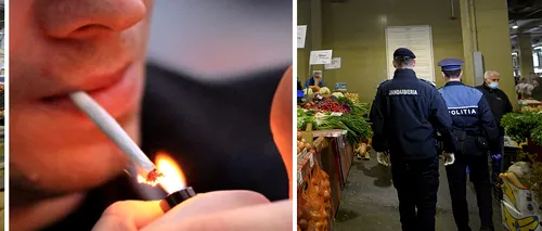 Cu câți lei a fost amendat de polițiști un bărbat din Botoșani, pentru că și-a aprins o țigară în piață