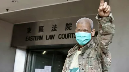 Un chinez de 73 de ani, arestat și condamnat din cauza instigării la protestele din Hong Kong