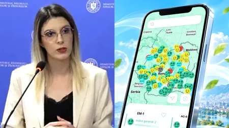 Indicii orari de calitate a aerului sunt disponibili de ieri pe calitateaer.ro și în aplicația „Calitate Aer”. Anunțul Dianei Buzoianu