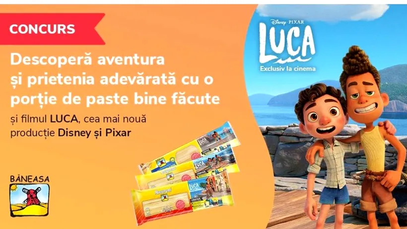 Descoperă aventura și prietenia și sărbătorește lansarea celei mai noi producții Disney și Pixar – Luca