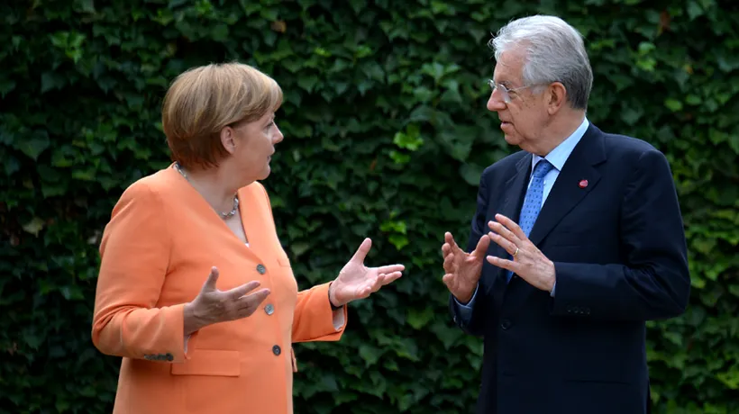 Discuție telefonică între Merkel și Monti. ANGAJAMENTUL LUAT DE GERMANIA ȘI ITALIA referitor la ZONA EURO