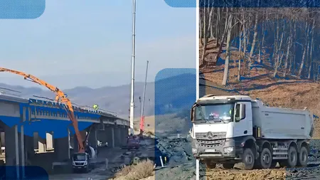 Raport de lucru. Segmentul Tigveni-Curtea de Argeș al A1, finalizat 62%