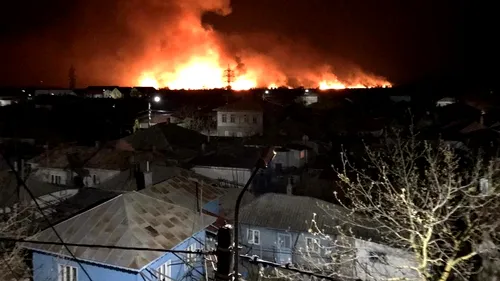 DEZASTRU ECOLOGIC în Delta Dunării. FOTO, VIDEO/ Un INCENDIU URIAȘ distruge flora și fauna/ Localnicii spun că focul e pus INTENȚIONAT