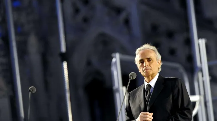 JosÃ© Carreras la București. Accesul la concert este permis de la ora 18.30