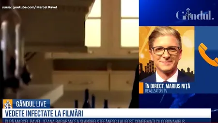 GÂNDUL LIVE. Marius Niță: „Nu Marcel Pavel a adus virusul” / „A cântat aseară doar ca să ne liniștească”