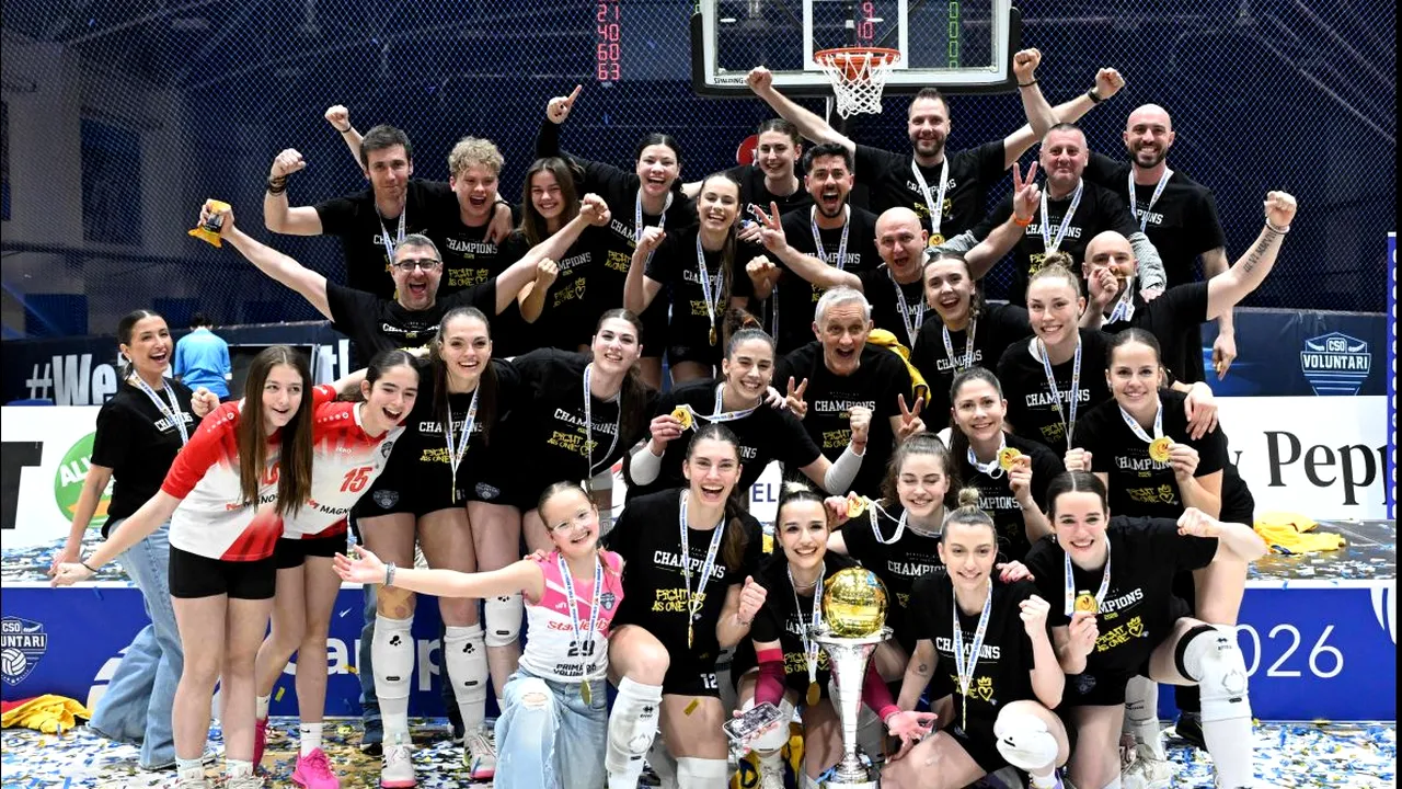 CSO Voluntari a câștigat al doilea său titlu de campioană