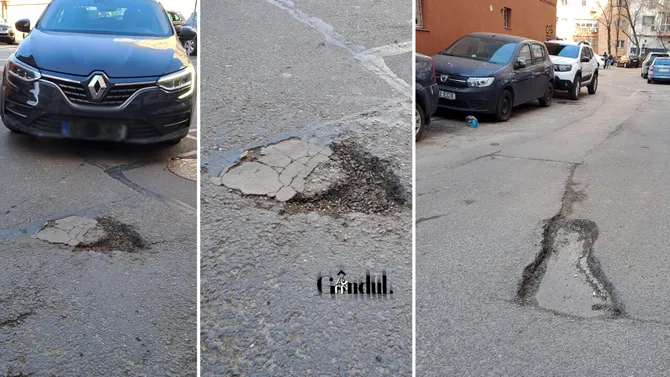 Bucureștiul ciuruit. Doar o treime din „craterele” Capitalei au fost astupate de primării. Cât mai au de îndurat șoferii până când vor circula civilizat, fără să-și rupă mașinile