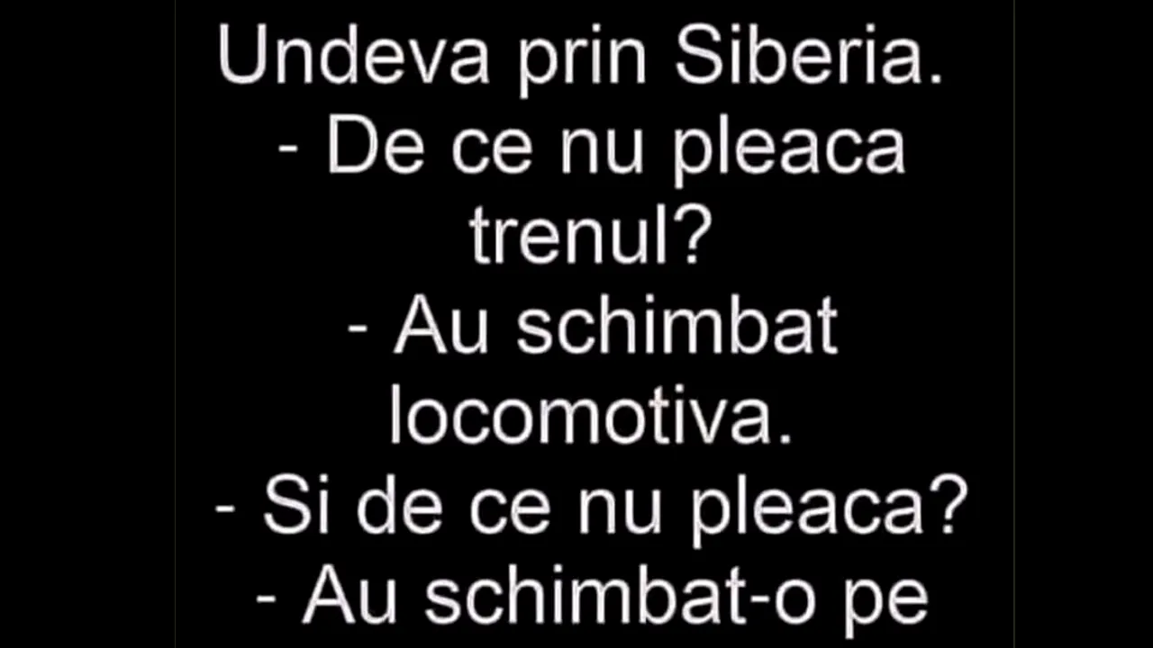 Bancul de vineri | Undeva prin Siberia: 