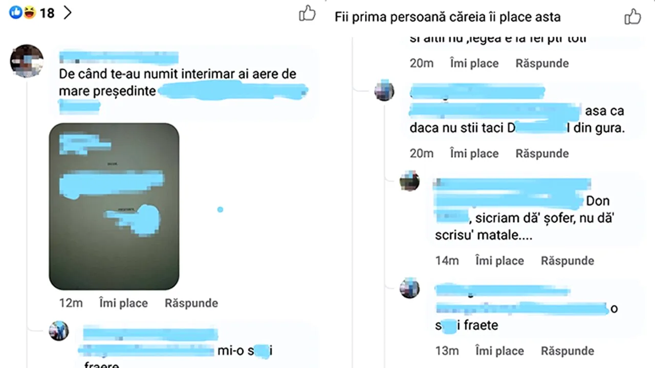 Motivul inedit pentru care un bărbat din Bârlad a fost amendat cu 1.000 de lei. Ce comentarii i-a lăsat pe Facebook unui 
