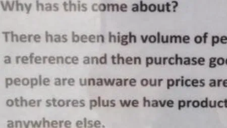 Un magazin din Australia a impus o 