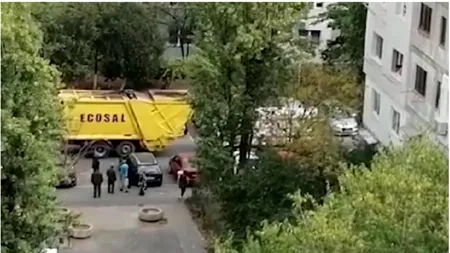Angajat de la salubrizare, mort după ce colegul său a dat cu maşina de gunoi peste el, în Galaţi
