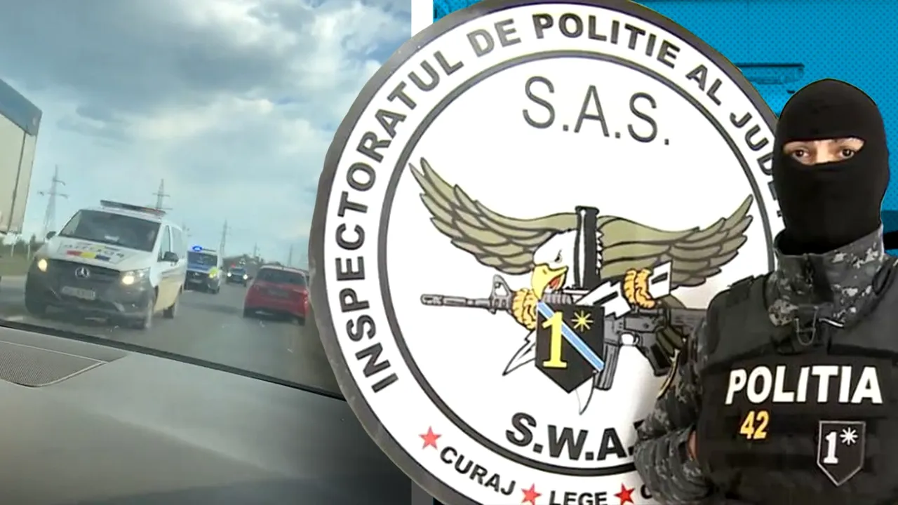 Mascații Poliției Ilfov, filmați în timp ce provocau haos pe șoseaua de centură. Ar fi făcut inclusiv un accident și ar fi fugit de la fața locului