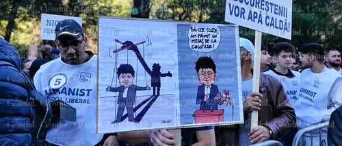 VIDEO | Piedone a adus protestatarii la „poarta” lui Nicușor Dan: „Nicușor, nu uita, primăria nu-i a ta” / „Fapte, nu vorbe”