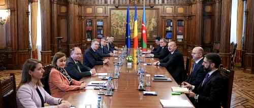 VIDEO | Întrevederea Președintelui României cu Președintele Republicii Azerbaidjan, Ilham Aliyev în contextul semnării Acordului între Guvernele Republicii Azerbaidjan, Georgiei, României și Ungariei