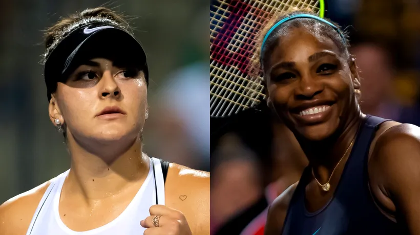 Meciul a două generații: Bianca Andreescu o va întâlni pe Serena Williams în finala turneului Rogers Cup