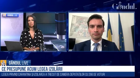 GÂNDUL LIVE. Andrei Baciu, secretar de stat în MS: Se impune o recalibrare, o reajustare a strategiei pentru perioada imediat următoare