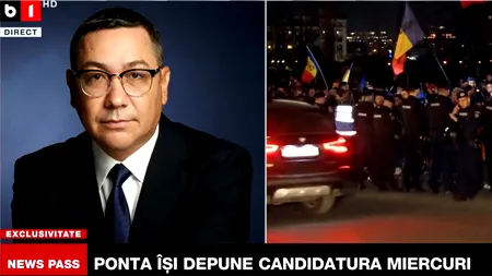 Victor PONTA: După ce noul președinte ajunge la Cotroceni, e nevoie și de un alt GUVERN