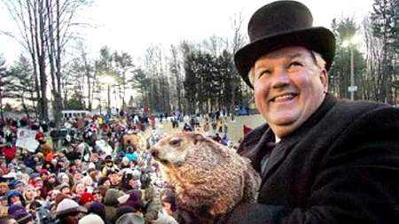 Predicția hârciogului Phil: Iarna va mai ține încă șase săptămâni 