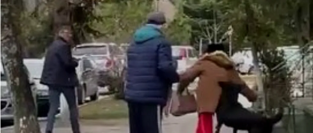 VIDEO | Femeie din Nehoiu, trântită la pământ de un CÂINE după ce un bărbat i-a smuls din mână bățul cu care se apăra de animal