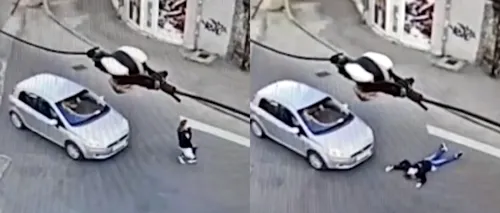 Gestul șocant al unei femei: S-a aruncat în fața mașinii încercând să însceneze un accident / Ce s-a întâmplat după