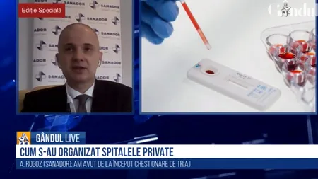 Ediție specială GÂNDUL LIVE. Dr. Andrei Tudor Rogoz, Sanador: „Sper ca în luna noiembrie vaccinul anti-Covid-19 să fie disponibil”