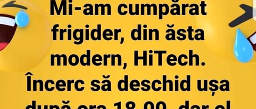 BANCUL de miercuri | Mi-am cumpărat frigider modern, HiTech