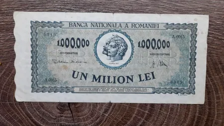 Cu cât se vinde pe OLX o bancnotă de 1.000.000 de lei din 1947. Ai una acasă?