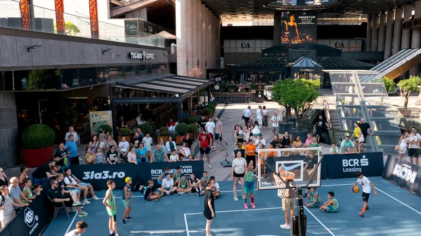 Baschetul 3x3 a adus spiritul OLIMPIC la Iulius Town Timișoara. Duel legendar sub panou, într-o competiție cu 240 de participanți