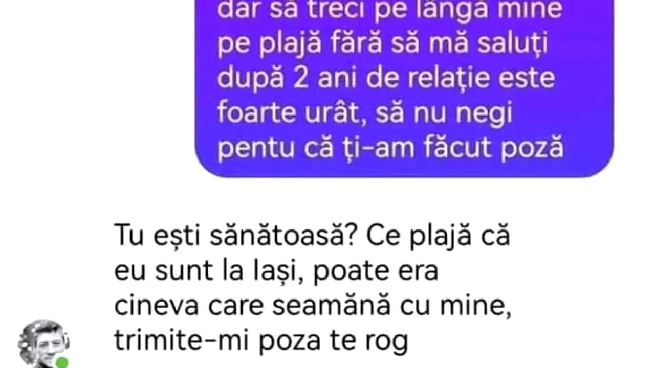 BANC | Un el și o ea: „Înțeleg că ne-am despărțit, dar să treci pe lângă mine fără să mă saluți e foarte urât”