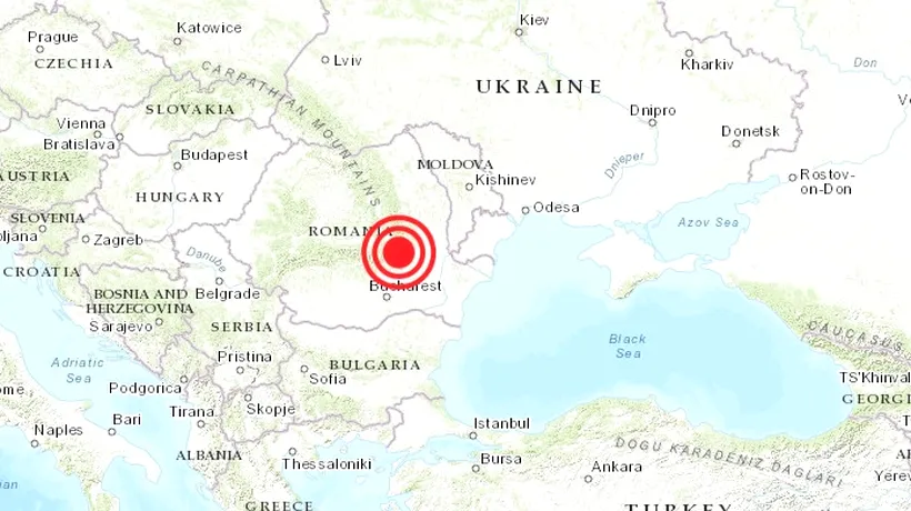 Cutremur la prima oră, în România. Unde s-a simțit seismul
