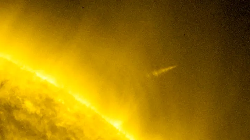 NASA a suprins prăbușirea unei comete pe Soare. VIDEO