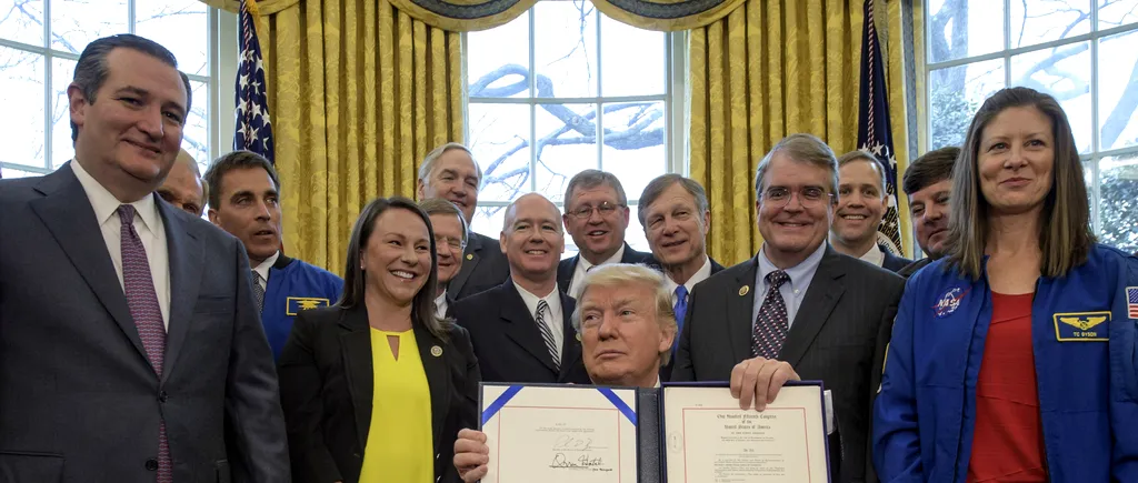 NASA reîncepe zborurile către Lună, după 45 de ani. Ce prevede noua directivă semnată de Donald Trump în acest sens 