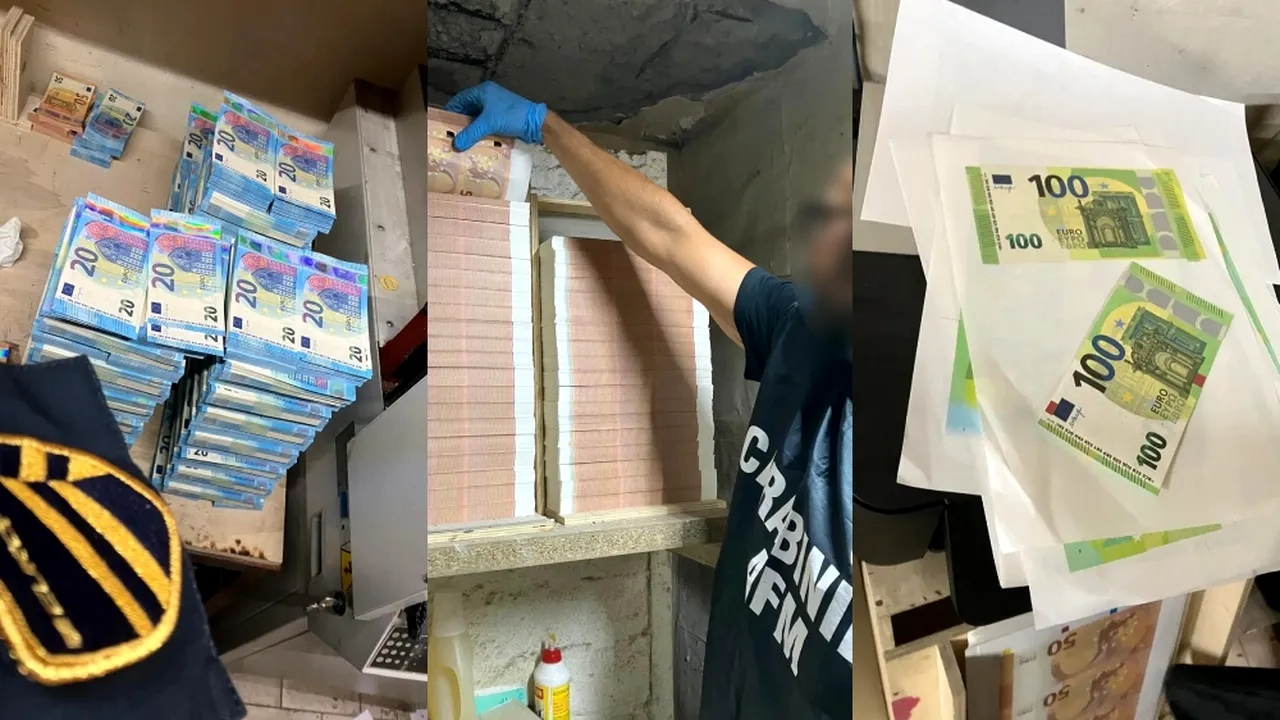 Unul dintre cei mai mari FALSIFICATORI de bani din Europa, arestat la Napoli. Ce sumă a găsit poliția în locuința acestuia