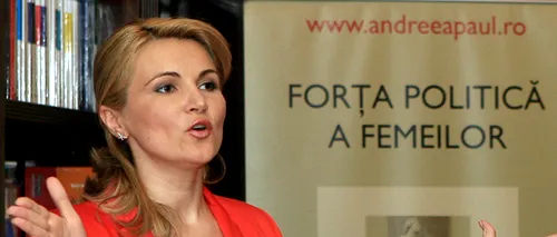 Andreea Paul: Ministrul Teodorovici s-a hotărât să bărbierească bacșișul cu lingura de lemn