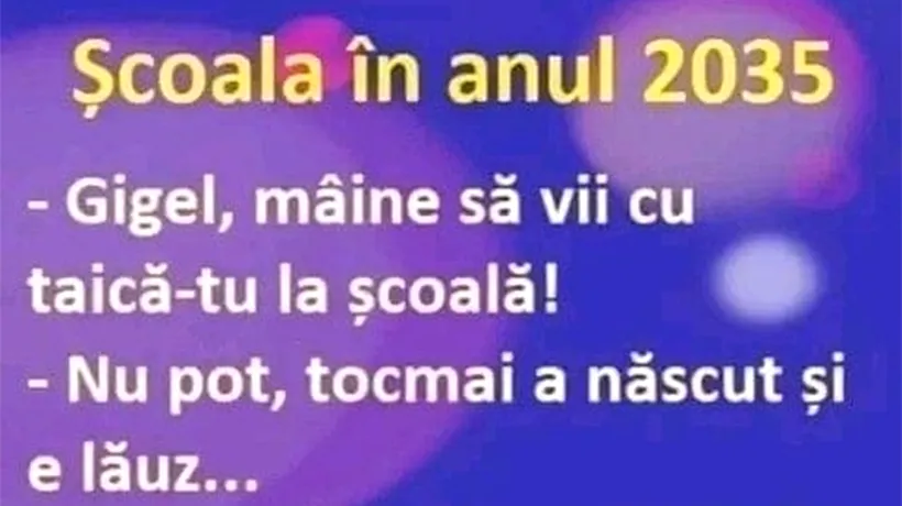 Bancul de duminica | Școala în anul 2035