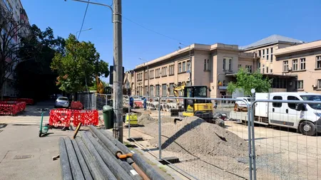 „București, în șantier”. Feriți-vă de zona Gării de Nord. Este haos total, iar Bulevardul Dinicu Golescu s-a închis complet. Explicațiile lui Cristian Erbașu pentru îngreunarea lucrărilor la liniile de tramvai