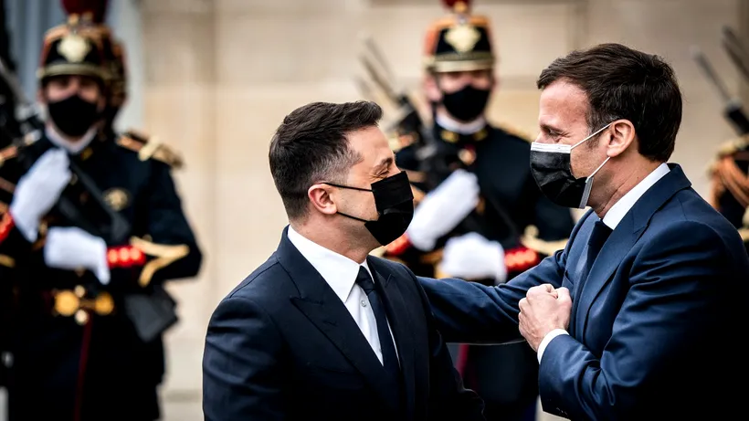 8 ȘTIRI DE LA ORA 8. Zelenski, deranjat de atitudinea lui Macron: „Este foarte dureros”
