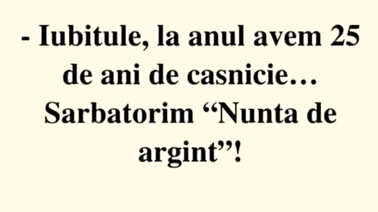 Bancul de marți | Nunta de argint