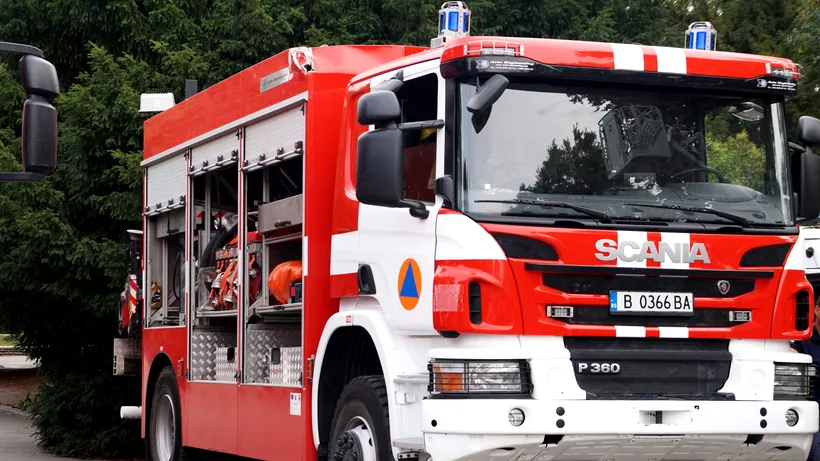 Un autocar românesc a ars total într-un incendiu în Bulgaria (VIDEO)
