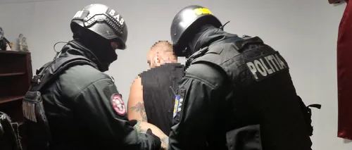 VIDEO | Interlop din Constanța săltat de mascați după ce a amenințat cu moartea un polițist. „Îți dau numai răngi, topoare și furci în inimă!”