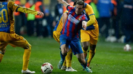 CUPA ROMÂNIEI: Petrolul Ploiești - Steaua București 1-1, în prima manșă a semifinalelor