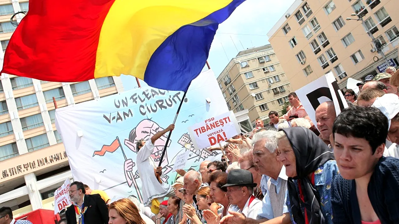 Apariție surprinzătoare la mitingul USL din Vatra Dornei. 