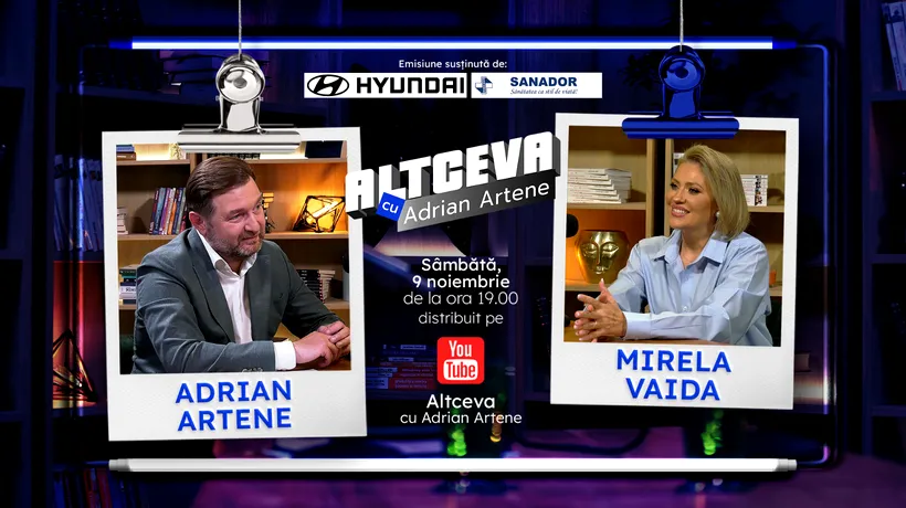 Mirela Vaida, dialog în lacrimi cu Adrian Artene, la „ALTCEVA”