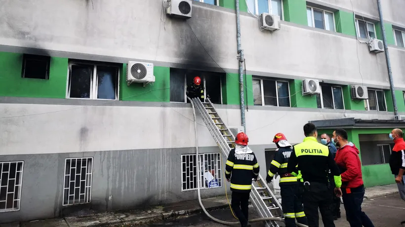 Incendiu la Spitalul de Boli Infecțioase Constanța. Pacienții sunt evacuați pe geam